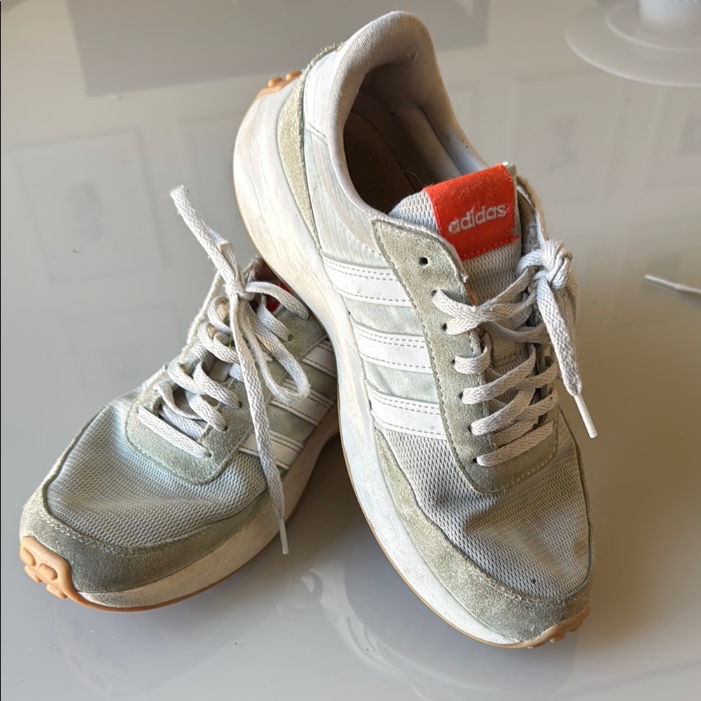 Adidas Women’s Sage Green Sneakers- Womens size 7